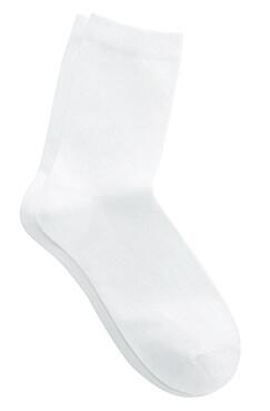 凡客女士中筒袜-精梳棉莱卡(4双装)白色